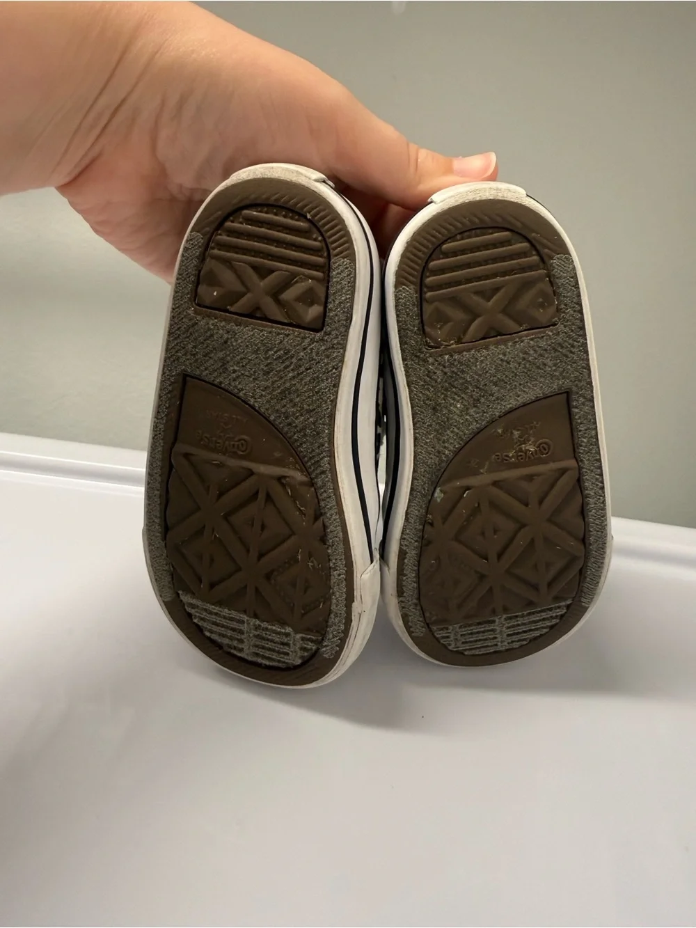 Converse Kids Leopard Print Sneakers in Tan and Black